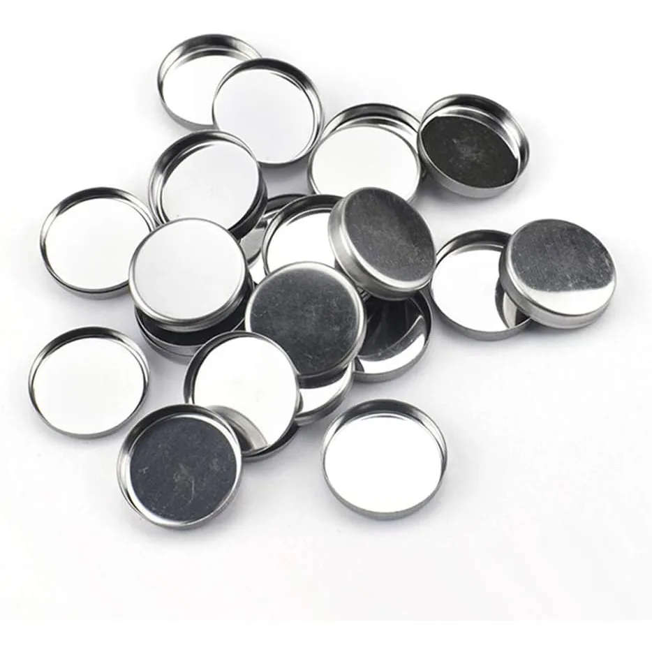 Mini poêles à maquillage magnétiques pour fard à barrage, 20 pièces, 20mm, 26mm de diamètre