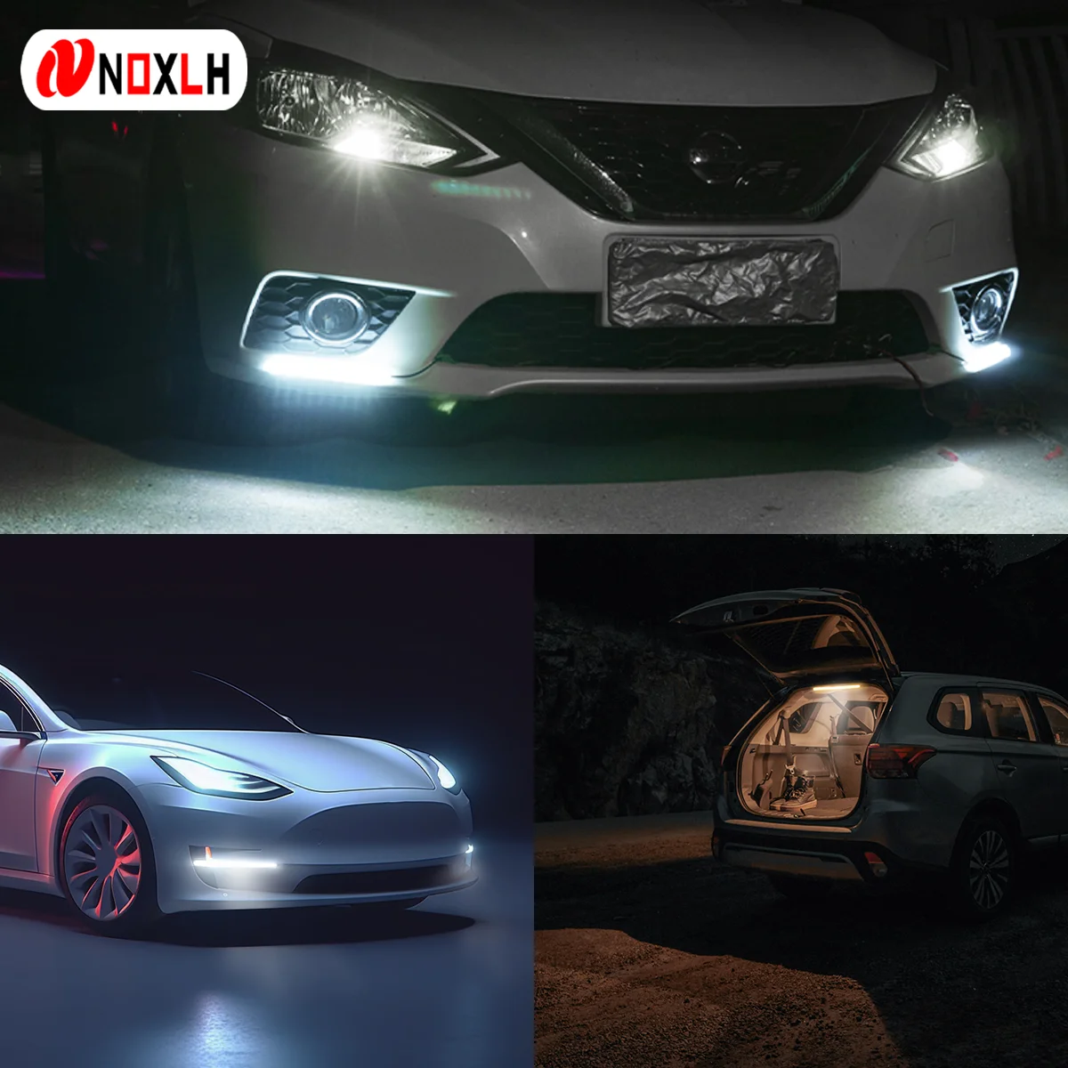 2Pcs 17cm Waterproof Led Cob Light Stripe Ultra-thin High-brightness LED Daytime Running Lights 12V Decorative Lighting