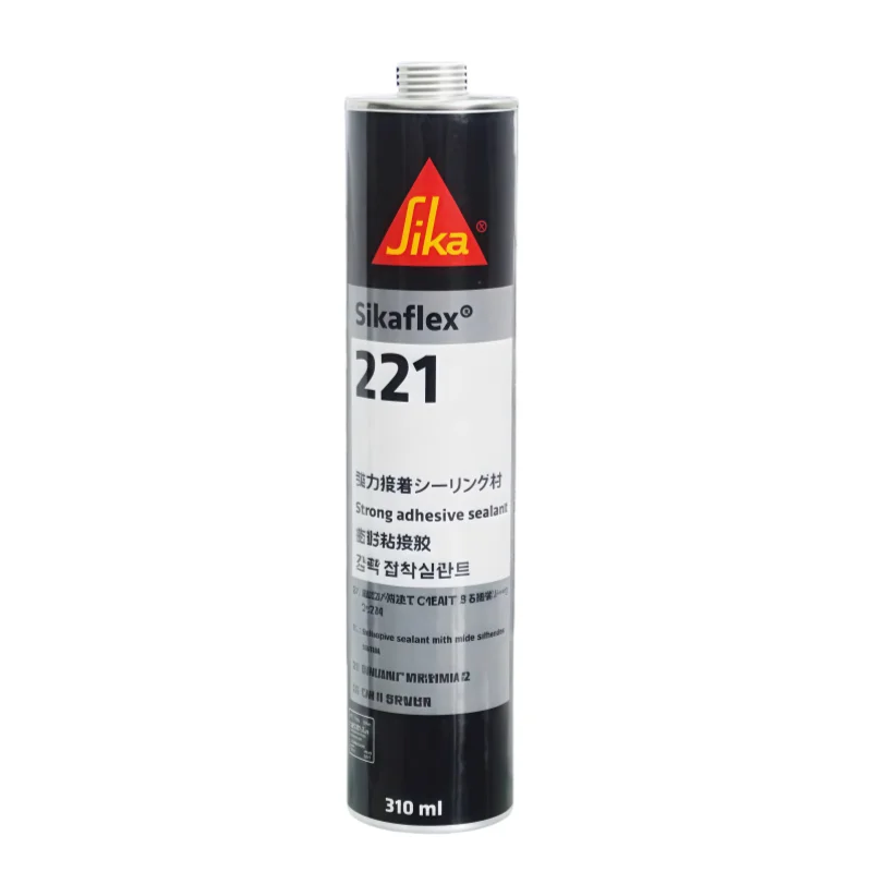 Original FOR Sikaflex 221 Sealant Adhesive Multi-Purpose Elastic Polyurethane Sealant for Exterior Sealing 310ml