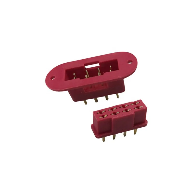50PCS Gold Plated MPX 8 Core Connector Male Female Multiplex 8 Pin Plug Signal Wire Connecting Parts For RC Model Airplane Drone