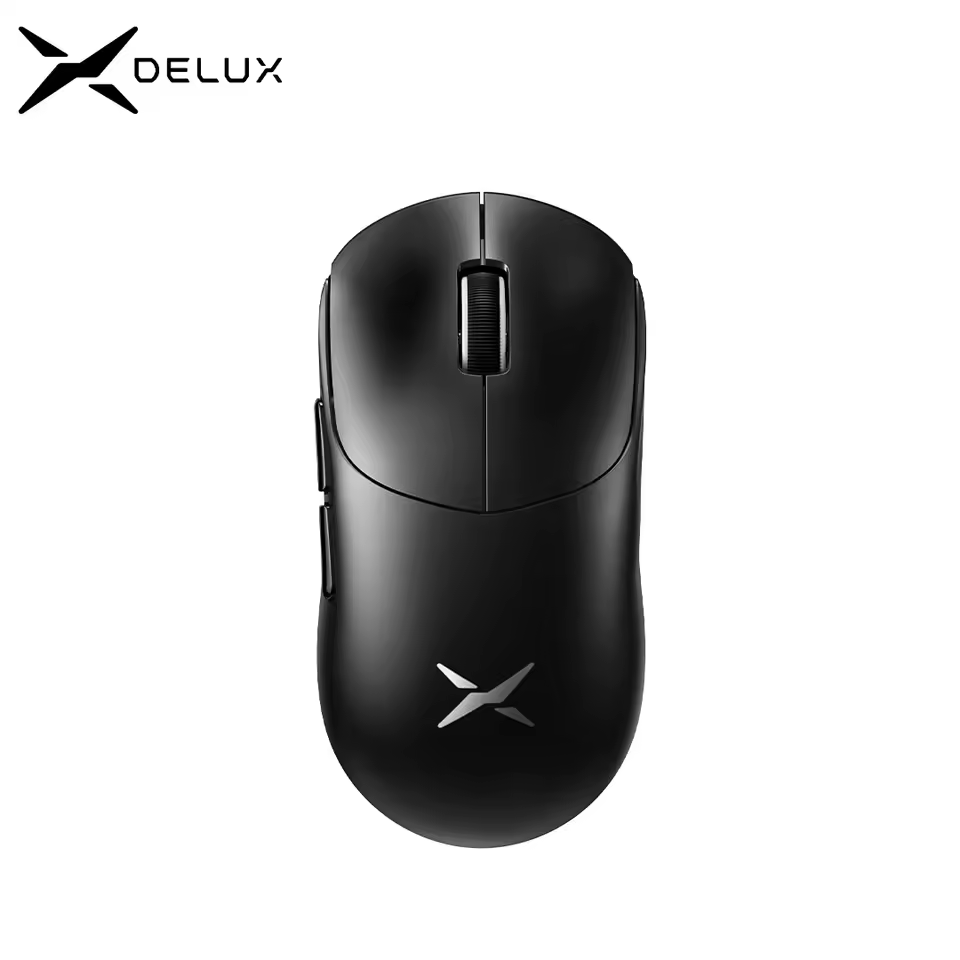 Mouse para jogos sem fio Delux M400, 24000 DPI, taxa de pesquisa de 1 KHz, PAW3311