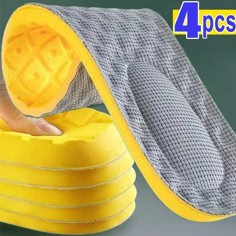 

1/2pairs Memory Foam Insoles Soft Arch Shoe Pads Breathable Orthopedic Sport Insole Feet Care Insert Mesh Cushion for Men Women