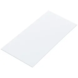 uxcell UHMW Sheet Ultra High Molecular Weight Polyethylene Sheet Hard Plastic Sheet Board 6.1''x 12 '' x 0.08'' White