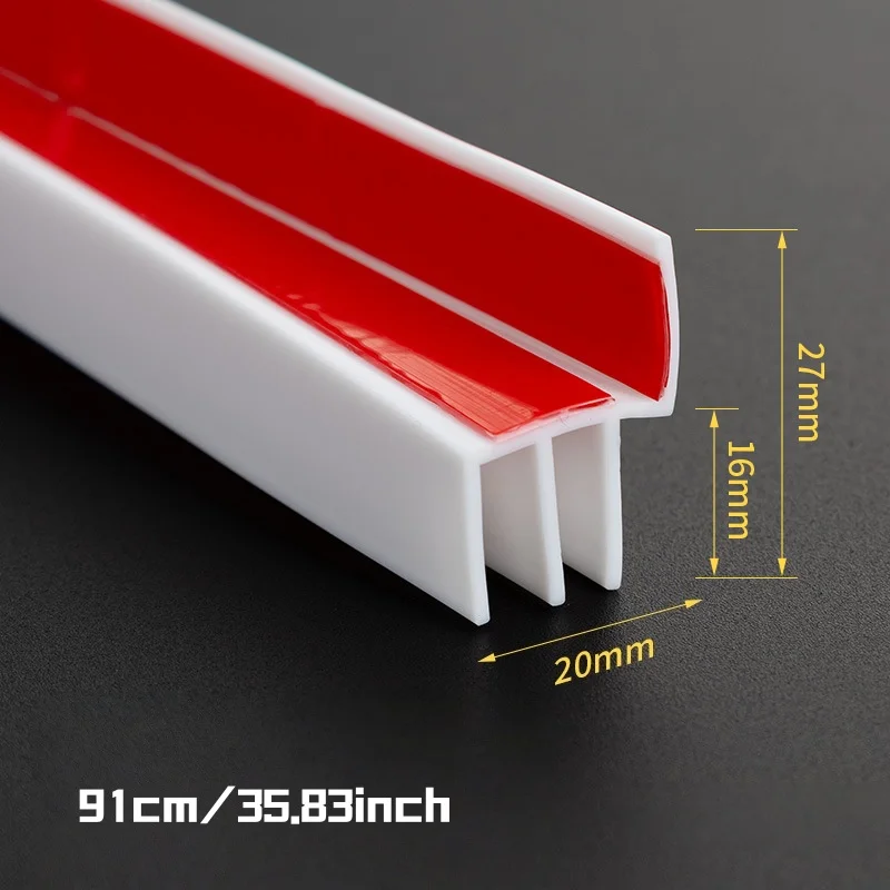 1PC 91cm/35.83inch Door Bottom Seal Strip SoundProof Dustproof Door Gap Baffle Soft  Waterproof Seal Strip