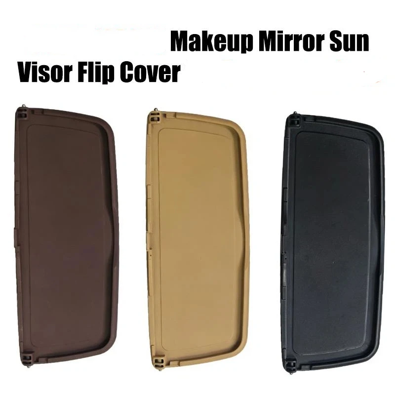 @*Car Sun Visor Vanity Mirror Cover 1Pcs Scratch Resistant Custom Fit for 981 718 OEM 98173103136 Interior Modification Part