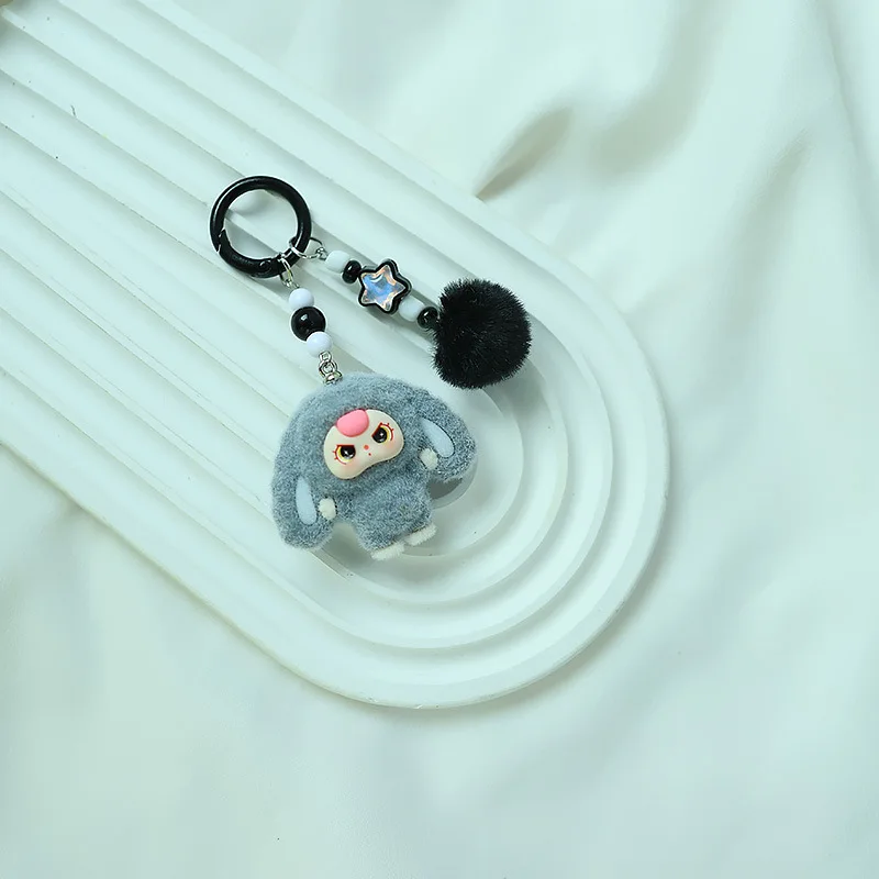 

New Crybaby Plush Mini Keychain Anime Cartoon Keyring Charms Kawaii cell phone Backpack Decoration Car Key Accessories Gifts