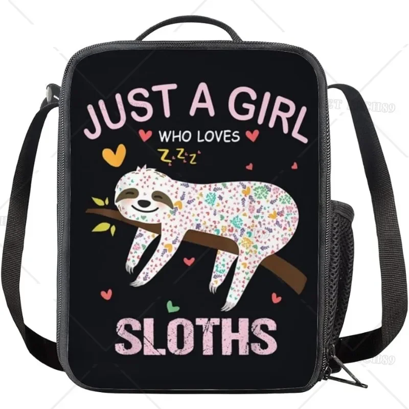 

Cute Animal Lunch Bag with Pocket for Women Girls Reusable Lunch Box Container Snack Bag for Picnic Camping School Travel