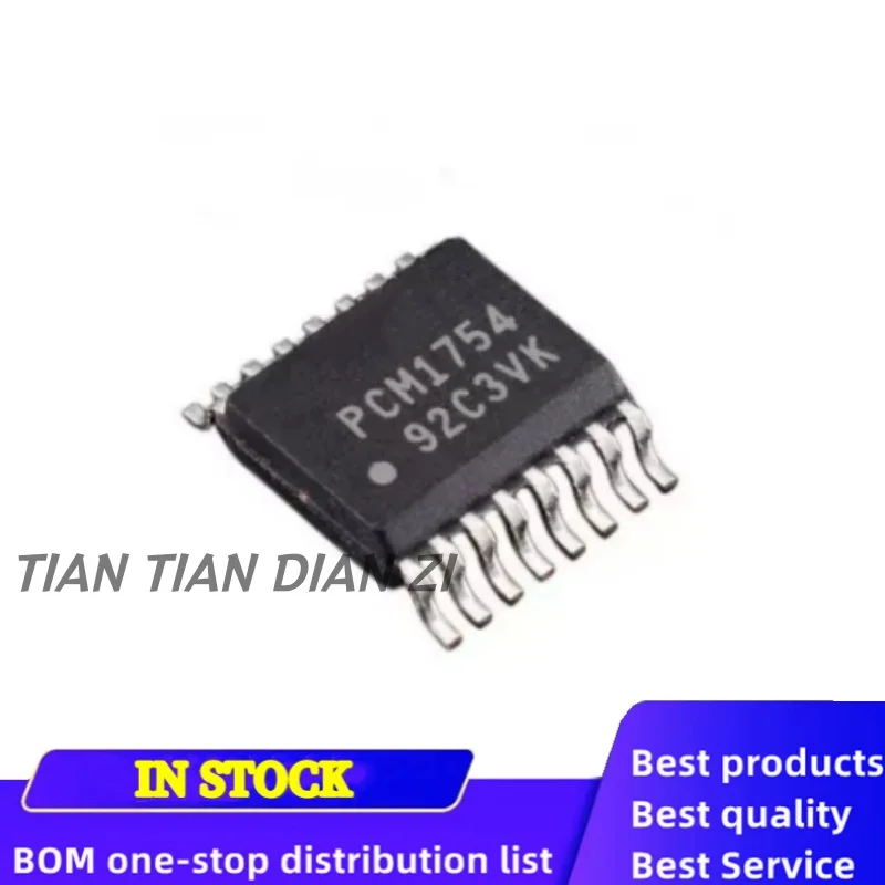5pcs/lot PCM1754 PCM1754DBQR SSOP16 ic chips in stock