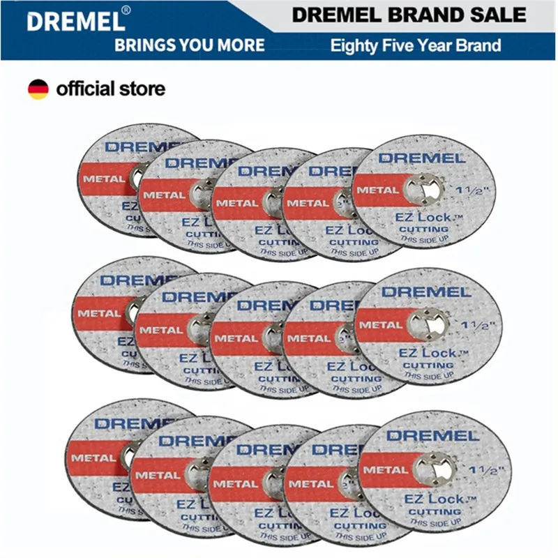 Dremel EZ456 38mm Fiberglass Cut-Off Wheel Saw Blade Rotary Tool Abrasive Disc Cutting Accessorins for Dremel Ez-Lock Mandrel