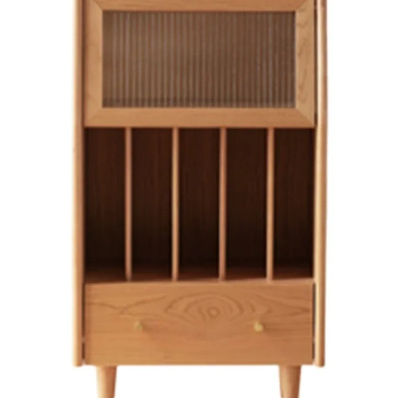 wood bookcase, simple for home use, bedside cabinet, multi-functional storage cabinet, study bookcase, storage bookshelf