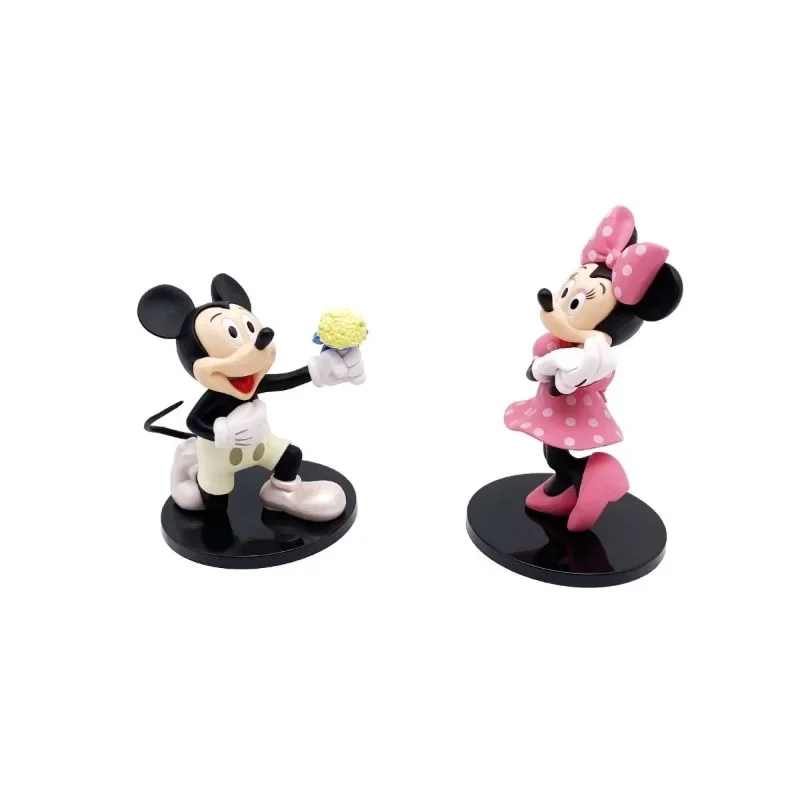 Poupées de dessin animé Minnie mignonnes pour garçons et filles, douces et amusantes, jouets créatifs faits à la main, décoration de gâteau, ornements, cadeaux de vacances