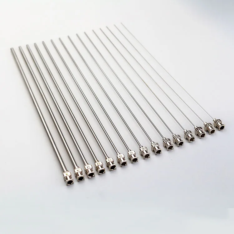 10pcs  Precision dispensing needle Total length 210mm stainless steel dispensing tip  metal nozzle