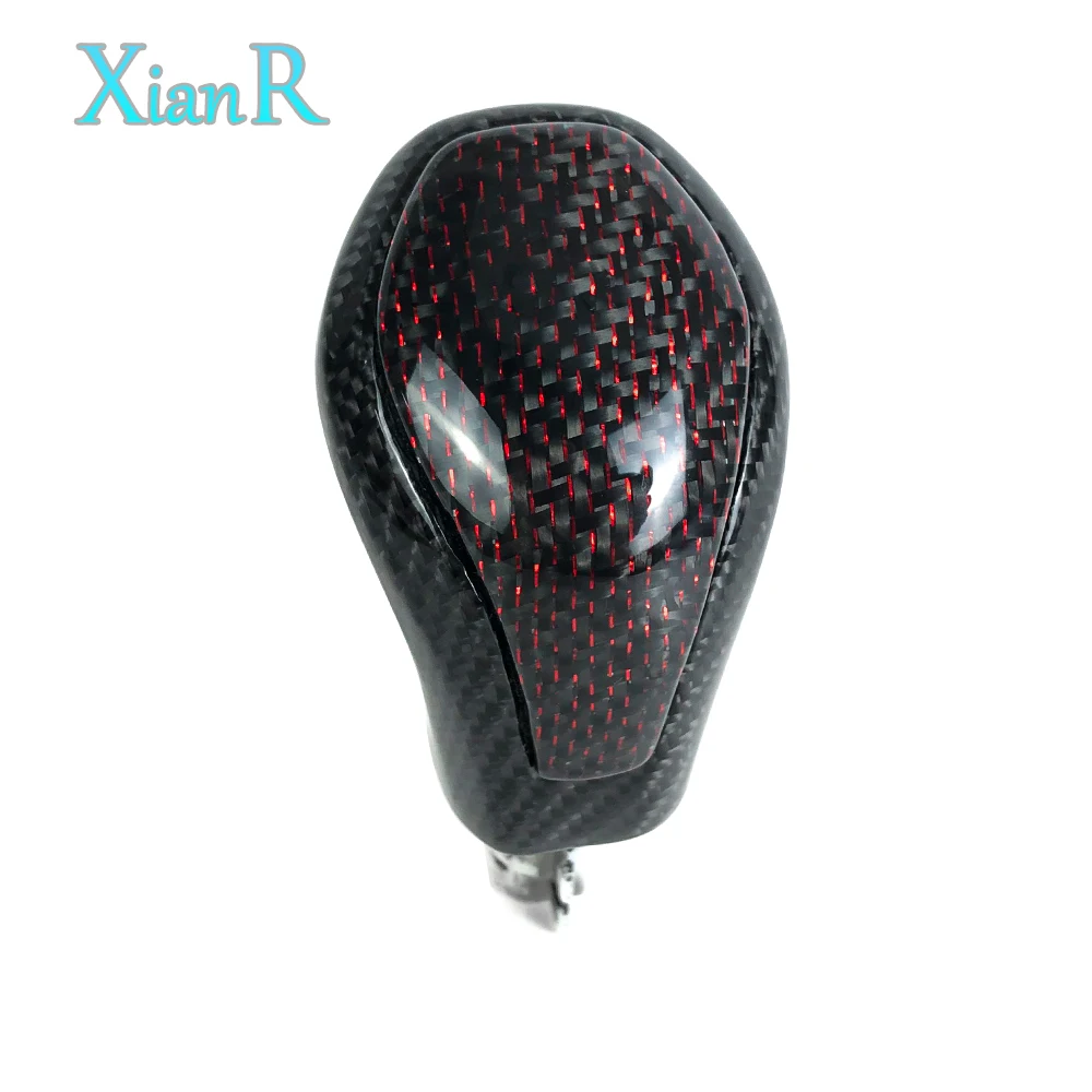 Customized Red Carbon Fiber Shift Knob for Infiniti Q50 Q60 2018 2019 2020 2021 2022 2023 2024