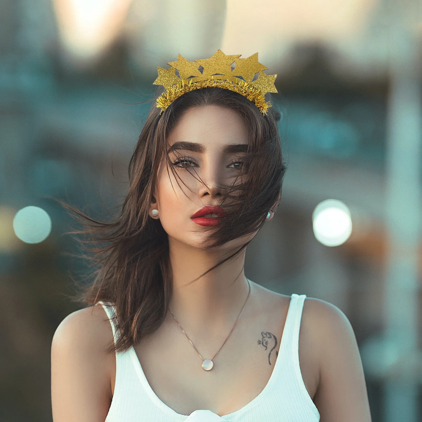 

2Pcs Stylish Headdress Hair Accessory Photo Prop Party Using Hair Decor Accessories for Costume Holiday Party Game Props