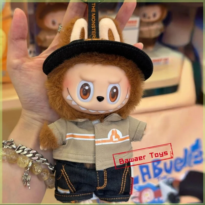 حقيقي Popmart الوحوش Labubu أحمق مارت سلسلة صندوق أعمى لعبة بينتو الزي حلية صندوق غامض تحصيل هدية الهالوين