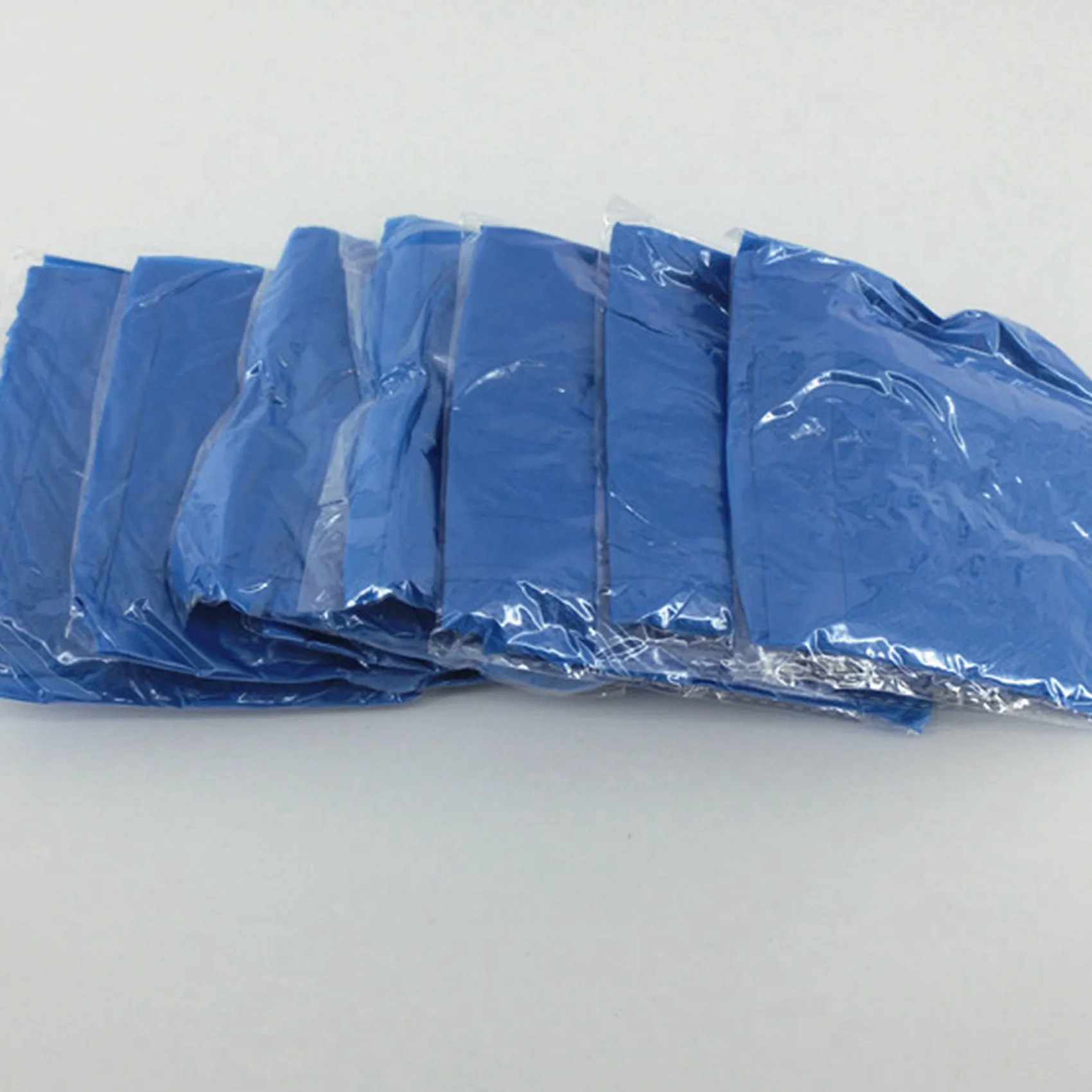 

AT33 50 Pairs Waterproof Thick Plastic Disposable Rain Shoe Covers High-Top Anti-Slip For Women Men