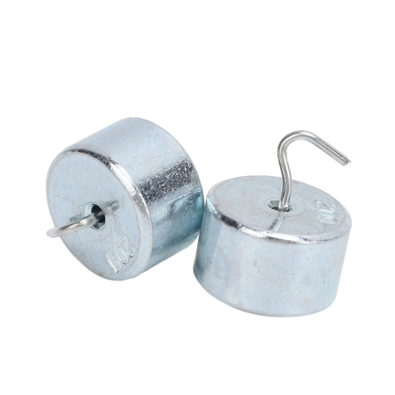 Hooked Weight Mass Metal Hooked Weight Chrome Plated Steel Hooked Weight Laboratory Supplies 20gx2 ±2%