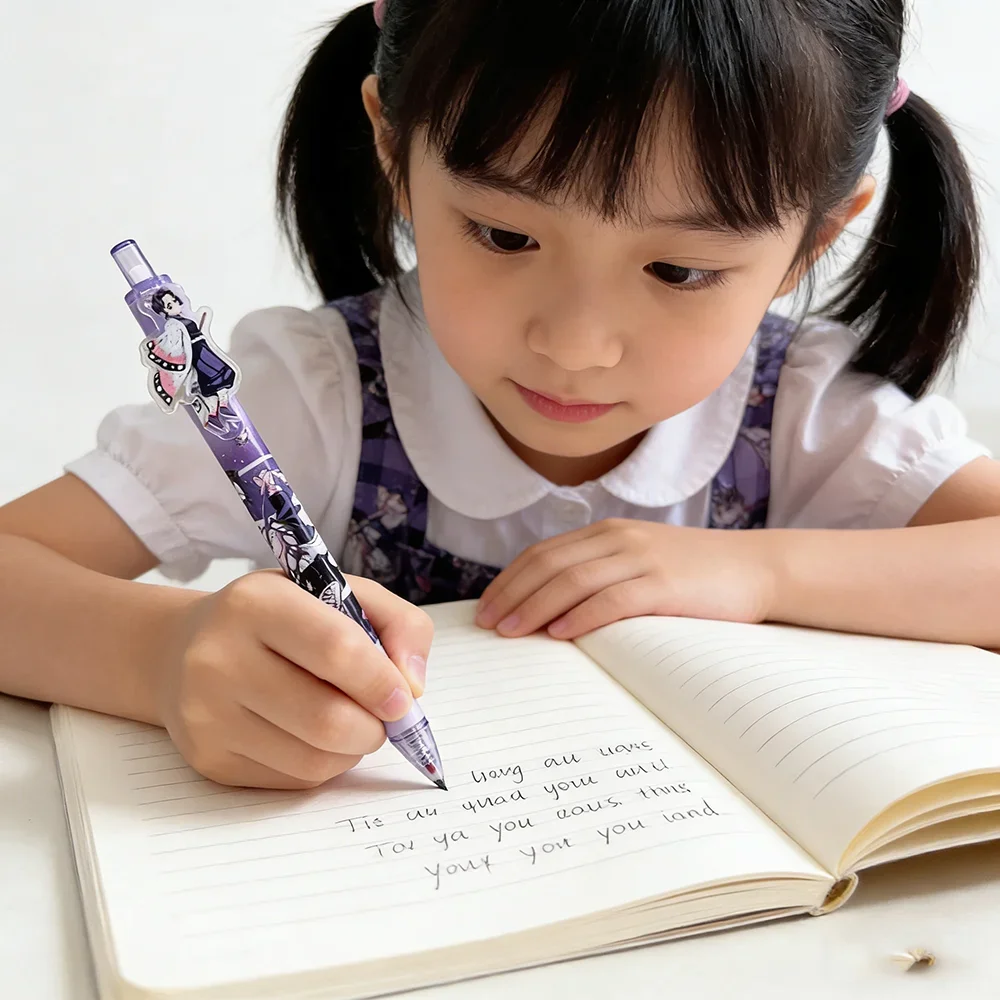 2026 New Anime Slayer Gel Pen Cartoon Character Student Writing Pen School Office Stationery Kids Birthday Gift view 6
