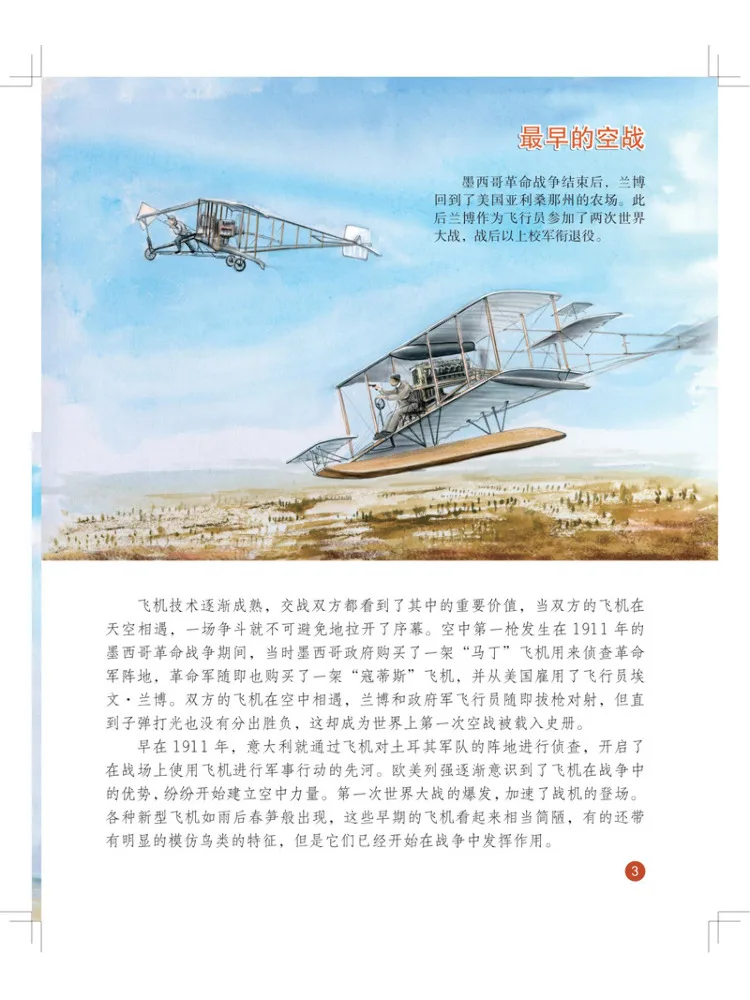 Book-Winshare An Aviation Knowledge Picture For Children The Story Of Fighter Planes