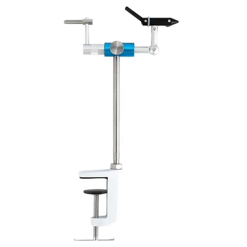 Lo-ok Rotaries Fly Tying Vise Fly Vise، دوران 360 درجة، أدوات ربط الذبابة الخفيفة للغاية، ملزمة ربط على شكل حرف C