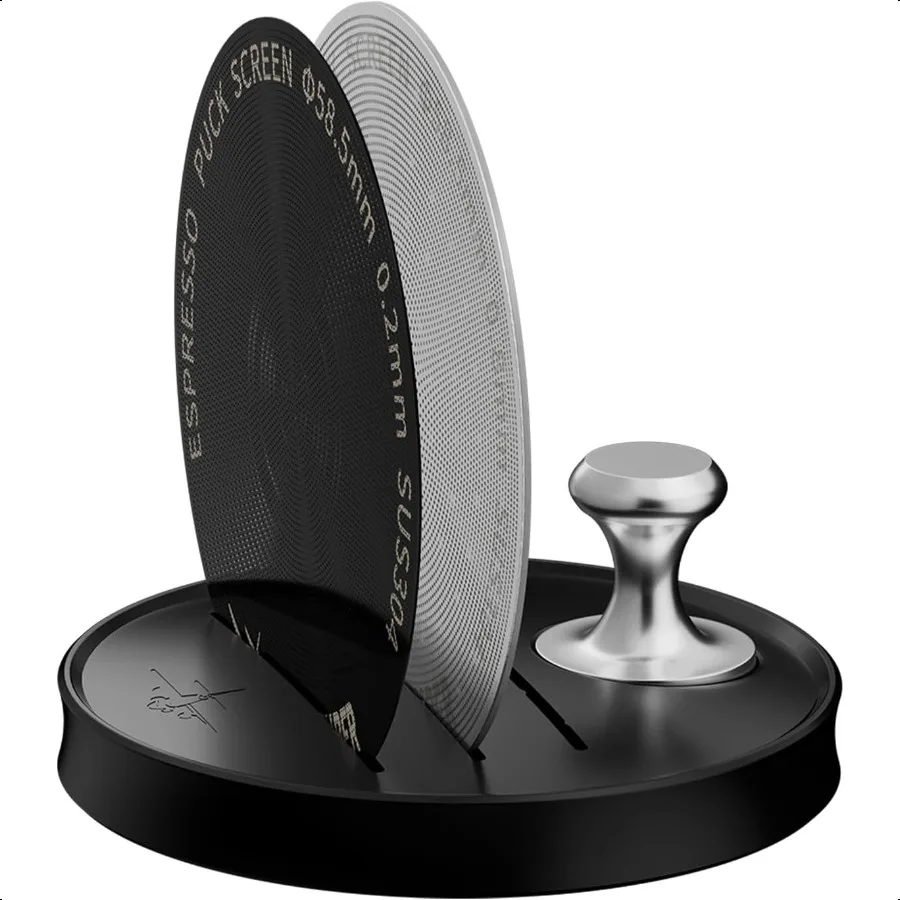 

58 мм Экран Espro Puck 0,2 мм Ультратонкий металлический многоразовый фильтр для кофе Espro Puck для корзины для портафильтра Экран Puck 58 мм с St