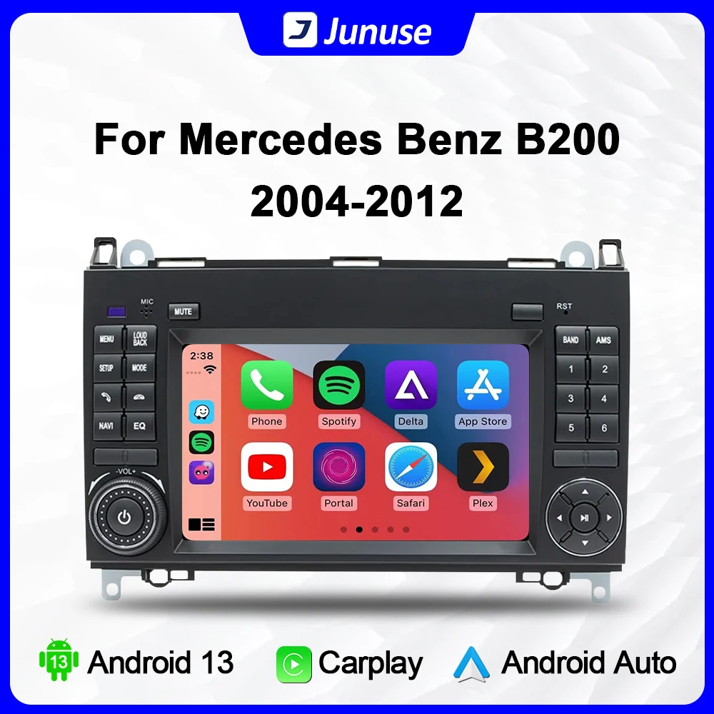 

Junuse 7" 2din Android Car Multimeida Player For Mercedes Benz B200 A B Class W169 W245 Viano Vito W639 Sprinter W906 Stereo DSP