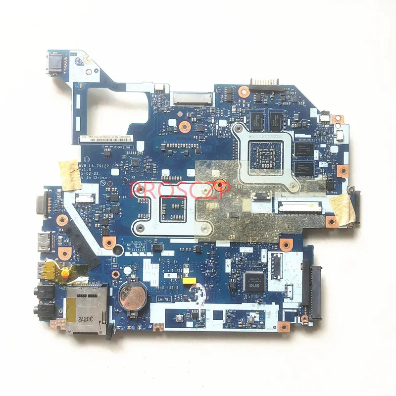 

NBRZP11001 Q5WVH LA-7912P For Acer E1-571 E1-571G SLJ8C HM77 GT640M N13P-GS-A2 Laptop Motherboard 100% Fully Tested Working Well