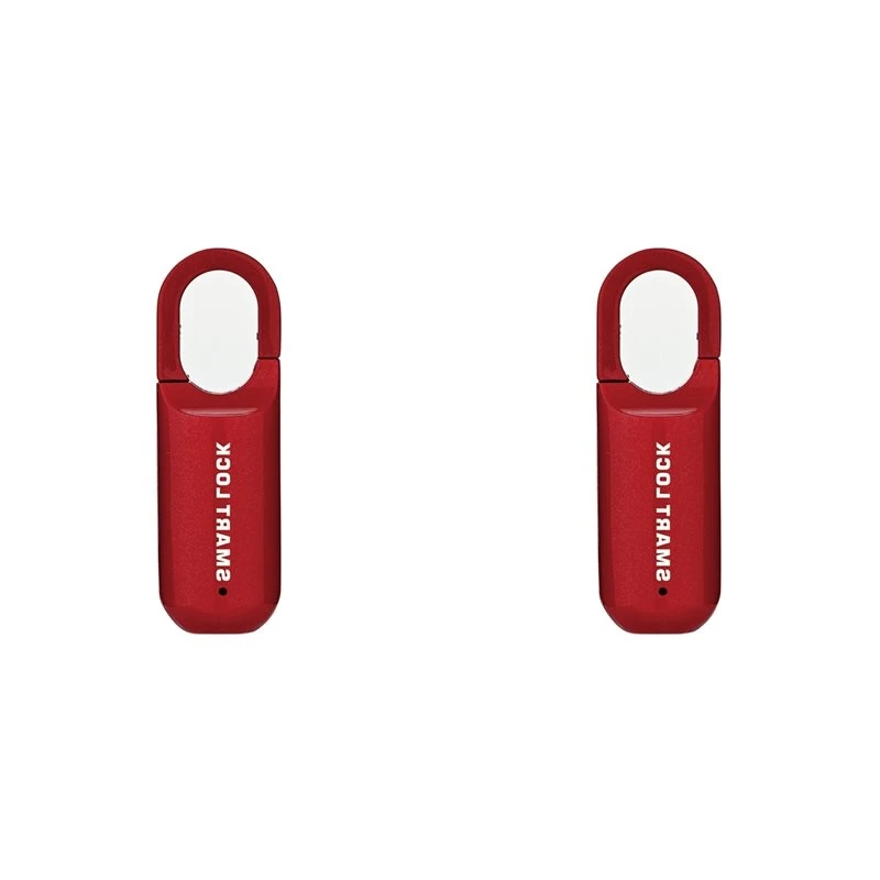 2026-new-2x-fingerprint-padlock-m01-anti-theft-smart-door-lock-keyless-usb-rechargeable-security-for-home-bike-locker-red