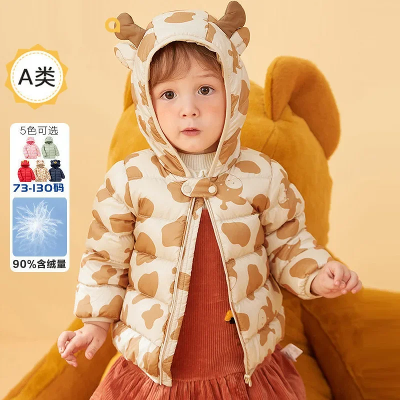 

Children's clothing, down jackets for infants and young children, autumn and winter new styles, lightweight, warm and stylish ou