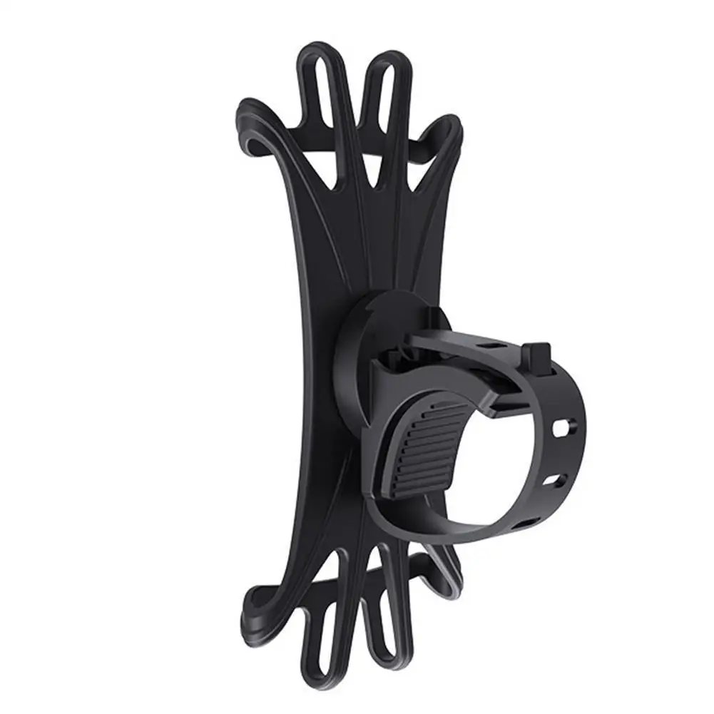 360 Rotatable Bicycle Phone Holder Silicone Motorcycle Stand Bracket GPS Support For Iphone 11 10 P40