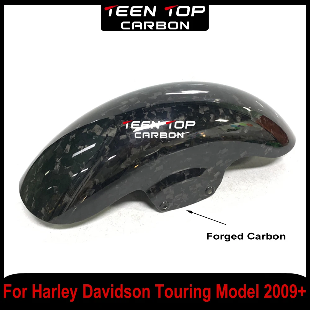 

Motorcycle Full Carbon Fiber Fender For Harley Davidson Touring Models Front Mudguard Parts For Harley 2009-2023 Forged Carbon