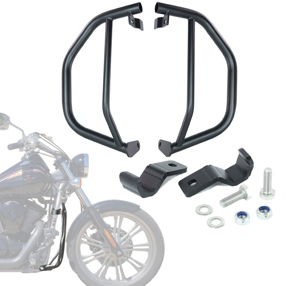 

Motorcycle Engine Bumper Guards For Kawasaki VN900B VN900C/C-A/D/E/F Vulcan Classic/Custom Side Crash Bars Frame Protector Steel