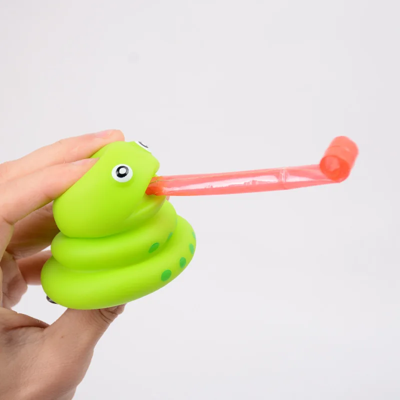 Squishy Fidget Squeeze Spielzeug Kreative Neuheit Frosch Dinosaurier mit Herausgestreckter Zunge Lustiges Interaktives Stressabbau-Quetschspielzeug Geschenk für Erwachsene – Detail 8