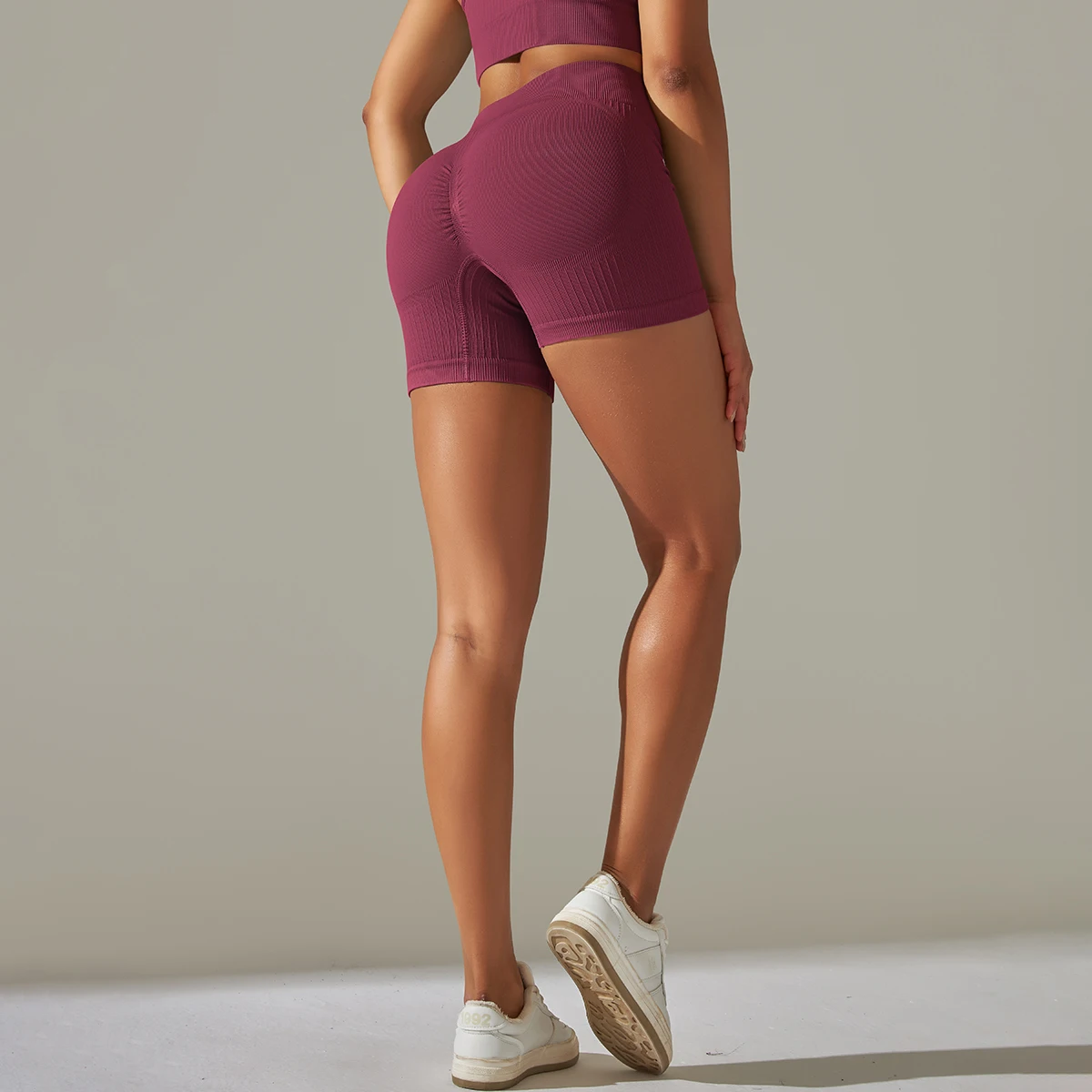Sports Shorts For Women Cycling Jogging Fitness Scrunch Butt Shorts High Waist Push Up Gym Shorts Women Workout Yoga Clothing