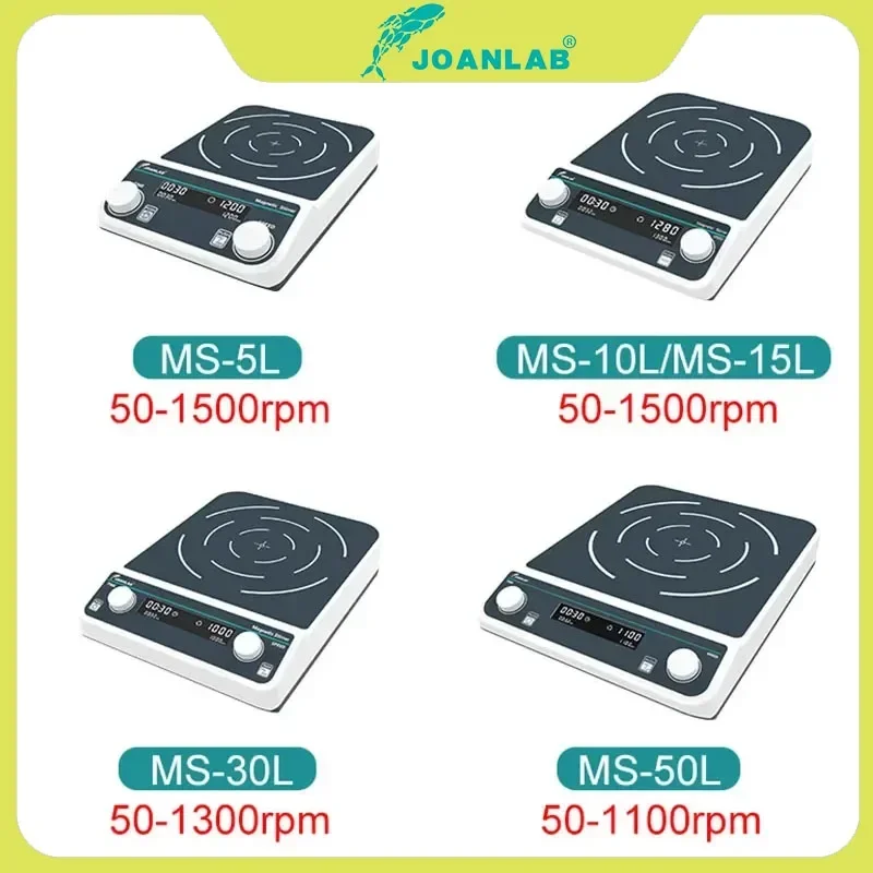 JOANLAB 5L 10L 15L 30L 다중 자기 교반기 디지털 디스플레이 실험실 교반기 Magneti c 믹서