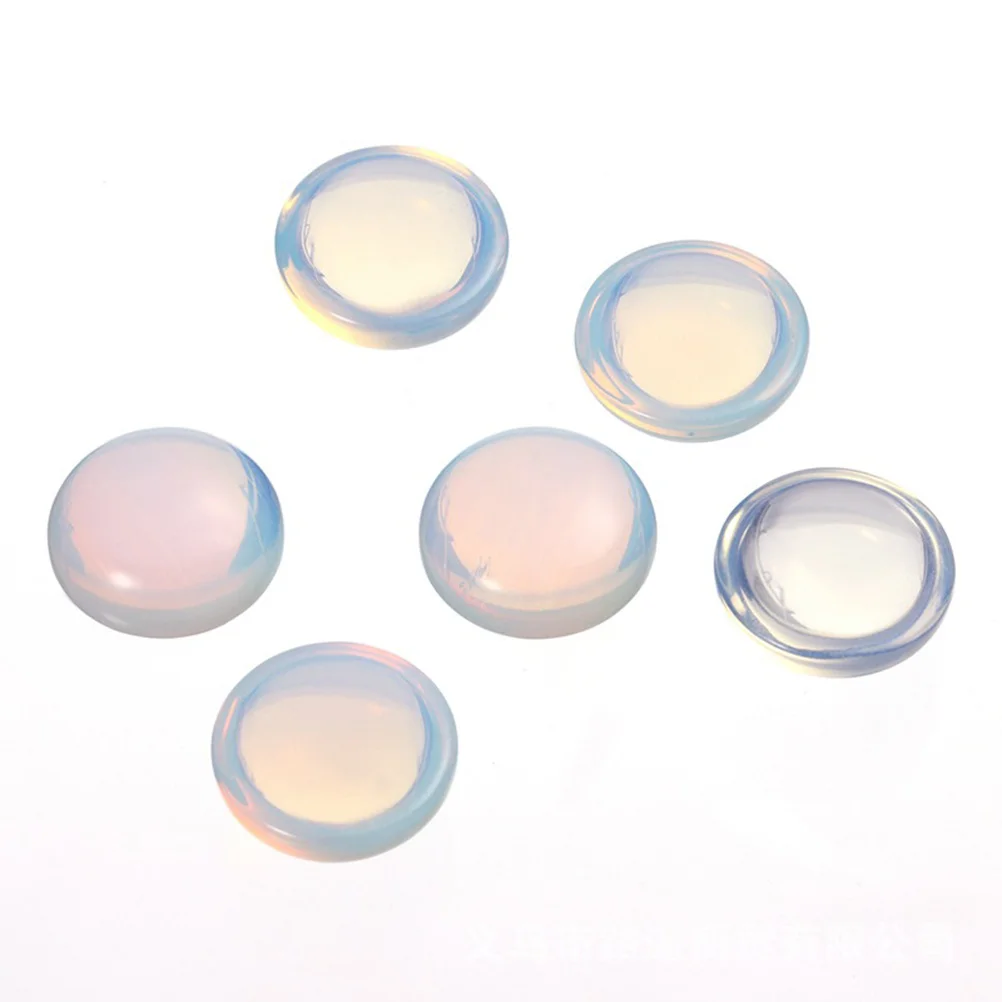

10pcs Opal Cabochons 4Mm Stone Decor For Diy Pendant Charms Jewelry Making Handmade Craft Accessories Women Natural Stones