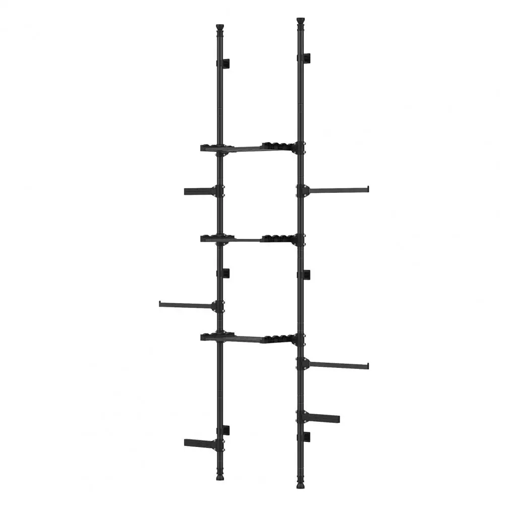 

4-ярусная полка-органайзер над унитазом без сверления, регулируемая по высоте, для экономии места в ванной и прачечной