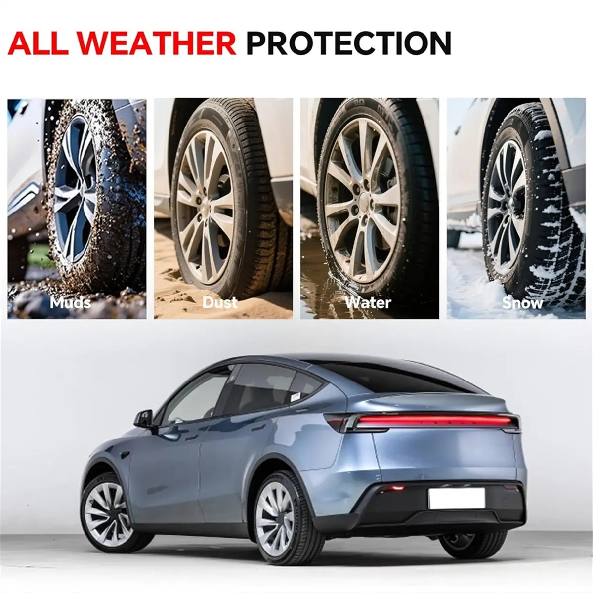 Mud Flaps for Tesla Model Y Juniper 2025 Splash Guards Exterior SUP