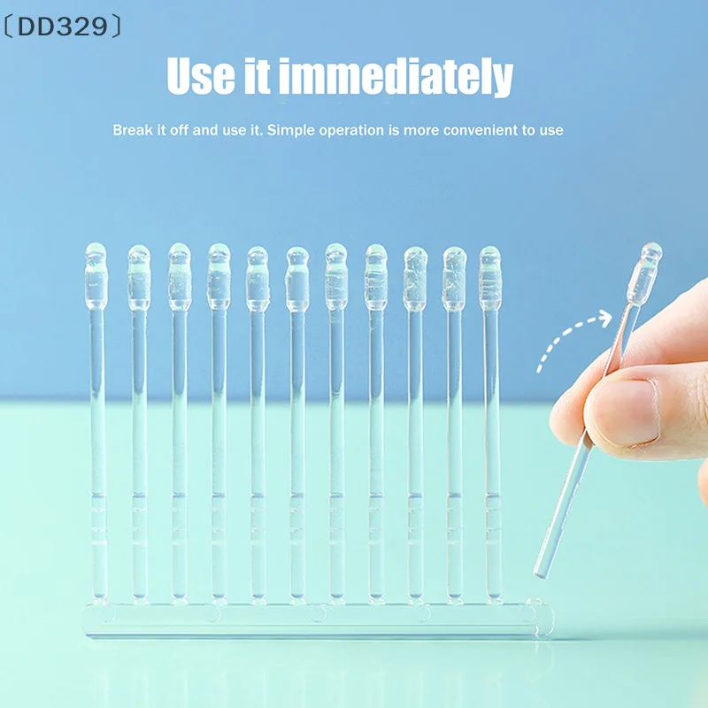 〔DD329〕24pcs Disposable Sticky Ear Diggers Pick Soft Ear Wax Removal Tool Reusable Ear Cleaner Adult Kid Elderly Earwax Remover