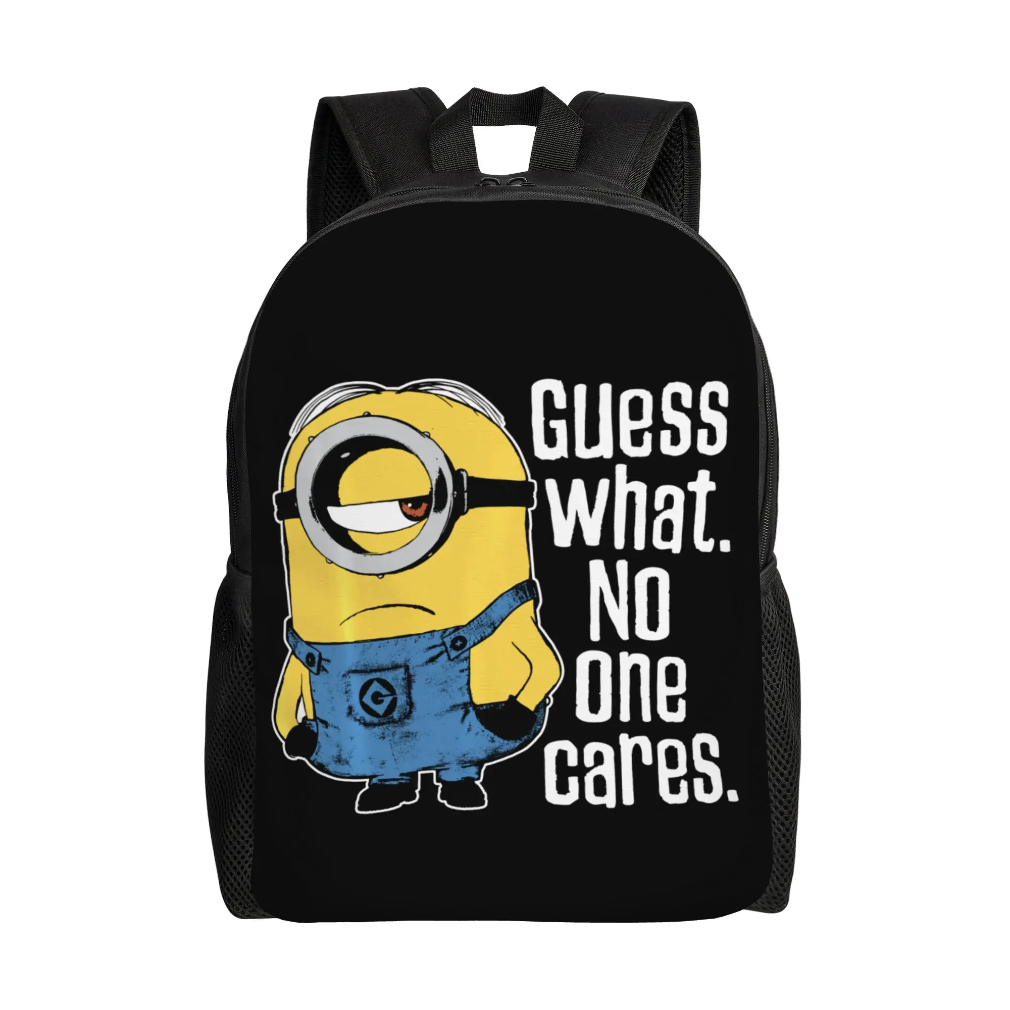 Cartoon M-Minions Backpack  Cute Backpacks Girl Trekking Large High School Bags Design Rucksack