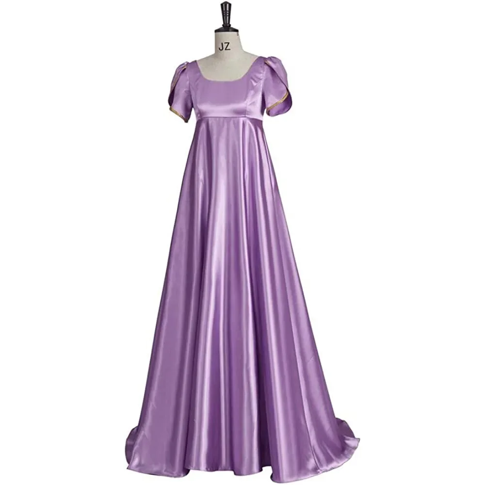 Kate Dress Women's Regency Tea Party Gown with Satin Belt Pleated Bridgerton Dress Two Piece Women Dress