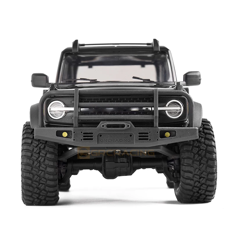 Trx4m simulação de plástico amortecedor dianteiro acessórios escudo do carro para 1/18 rc rastreador traxxas TRX-4M carro defender bronco atualizar peças