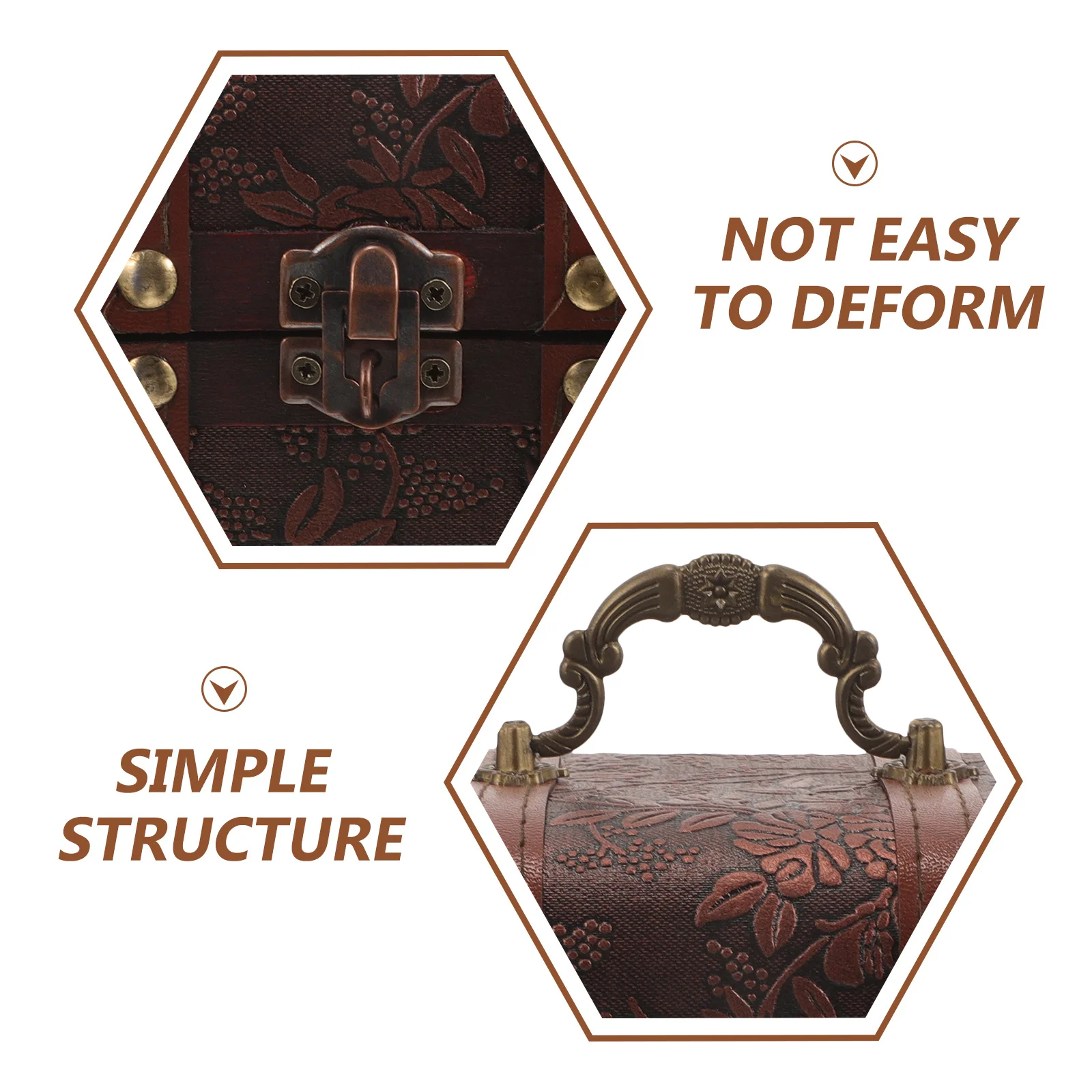 

Jewelry Storage Box Wooden Vintage Trinket Box with Lid for Accessories Collectibles Display Craft Keepsake Small Wooden Boxes