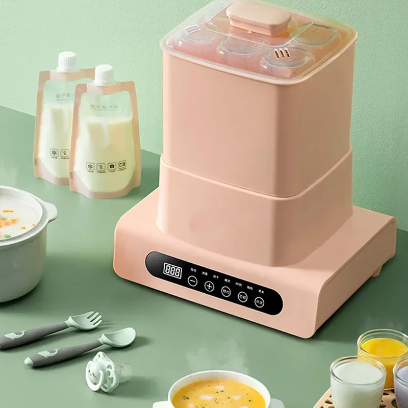 Mesin sterilisasi botol bayi, dengan pengering dan susu hangat tiga-dalam-satu penghangat susu dua dalam satu kabinet uap khusus bayi
