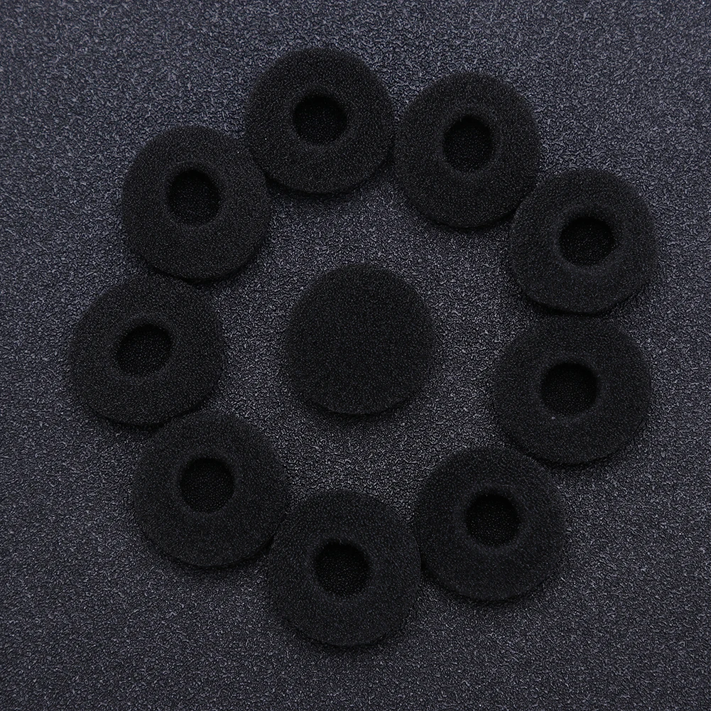 10pcs Wireless Headset Earpads Soft Sponge Earbuds Ear Sleeve Cover Replace Earphone Accessories for MP3 MP4 6x4x2cm