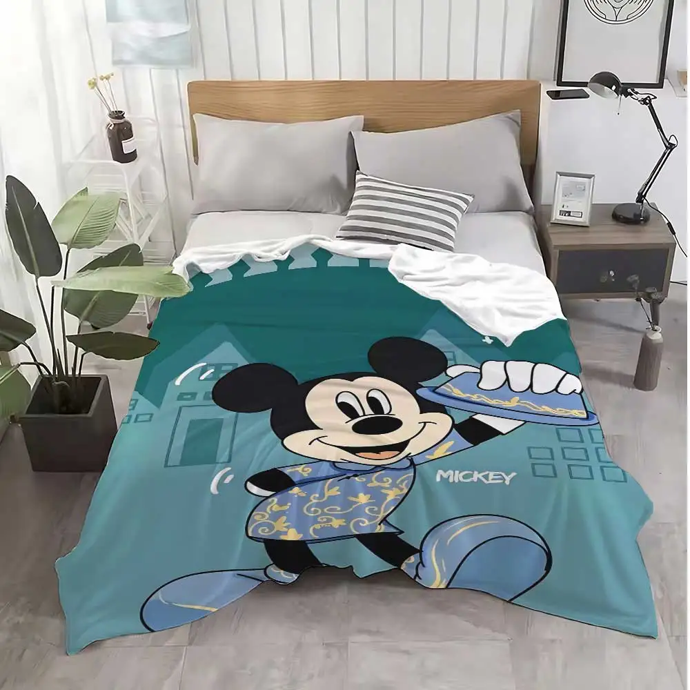 Black-eared Mouse Decorative Sofa Blankets for Bed Blanket Oversized Home Bedroom Decoration Bedspread the Throw Warm Winter Nap - view 5