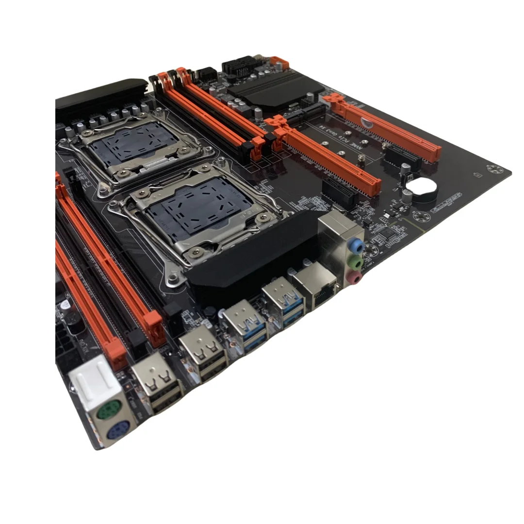 X99 Motherboard Dual CPU M.2 LGA 2011 V3 E-ATX USB3.0 SATA3 8 DIMM DDR4 Support Xeon processor slot 2011-3