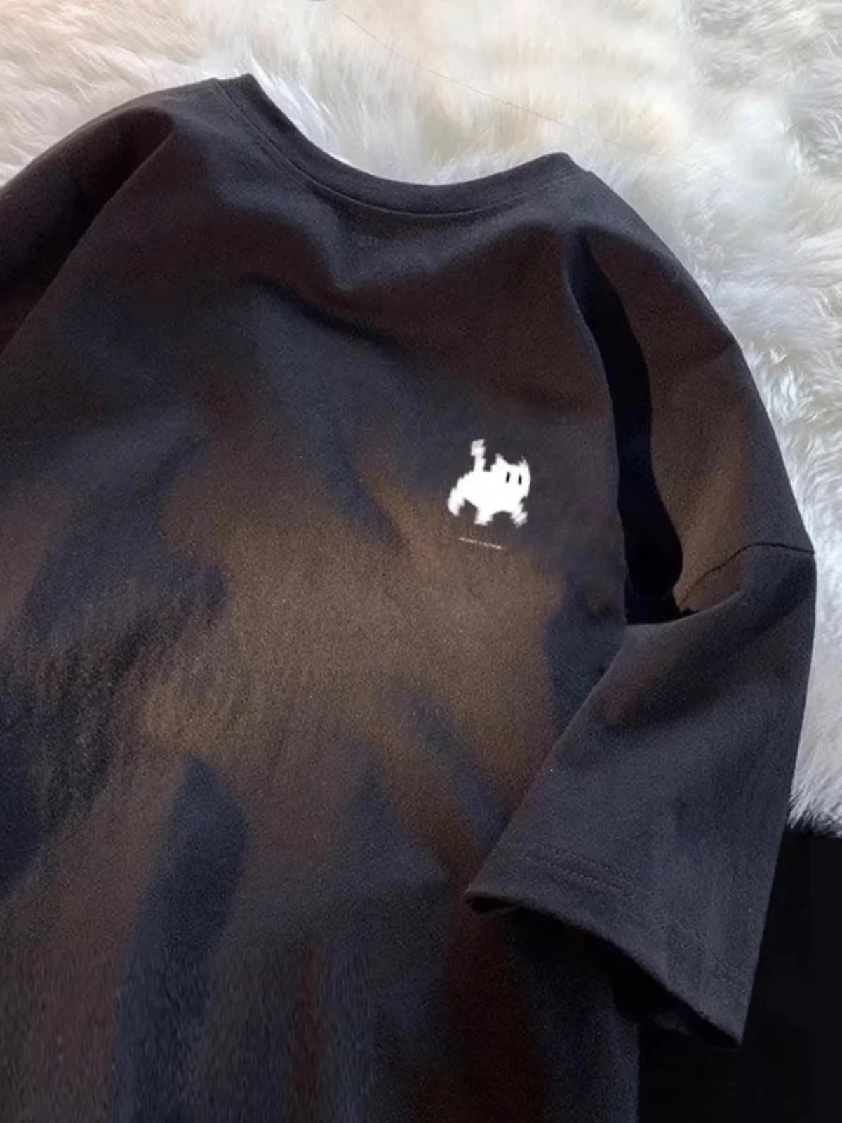 شبح القط ميمي مضحك هالوين الرجال النساء الاطفال تي شيرت Y2k كيتي الساحرة القط بيكابو الرعب الجرافيك الزي الشارع الشهير قائلا المحملة