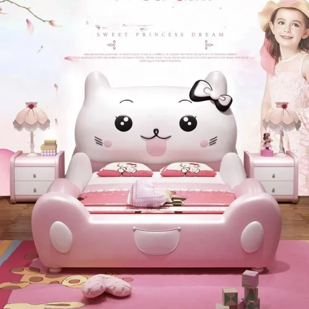 أثاث غرفة نوم الأطفال مجموعة سرير خشبي أثاث تخزين منزل خشبي سرير أطفال سرير أطفال