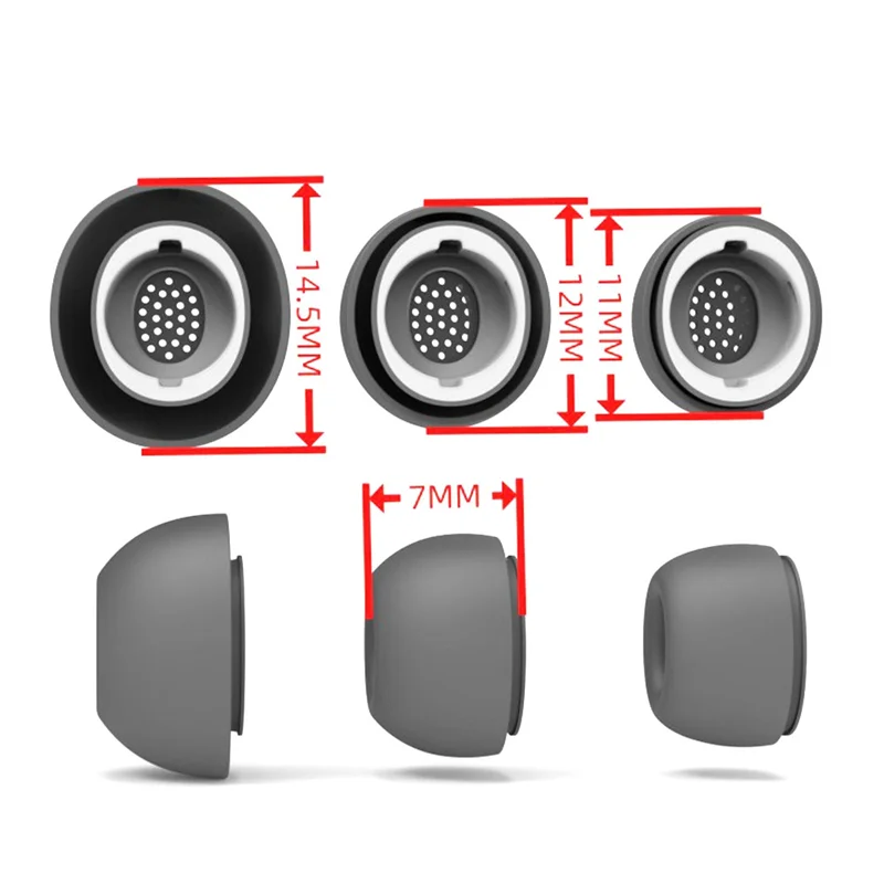 Buds 3Pro용 우수한 실리콘 이어팁 안전한 착용감, 편안한 교체용 이어팁 향상된 방음, B